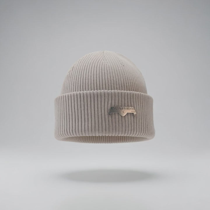 "CELESTINE" woven wool beanie